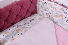 Дитячий постільний комплект Veres Velour Rainbow 5 одиниць